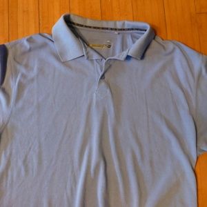 cb dry tec light blue polo shirt xxl